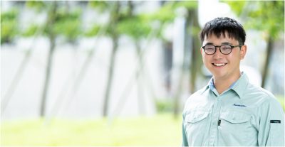 施工管理／人々の暮らしに直接影響を与える、浄水場の施工。 一通りを見届けて、次は一人前を目指す。